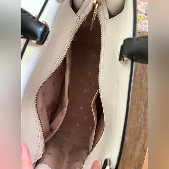 Kate Spade NWOT Beige and Black Classic Women's Bag Set - Picture 6 of 16